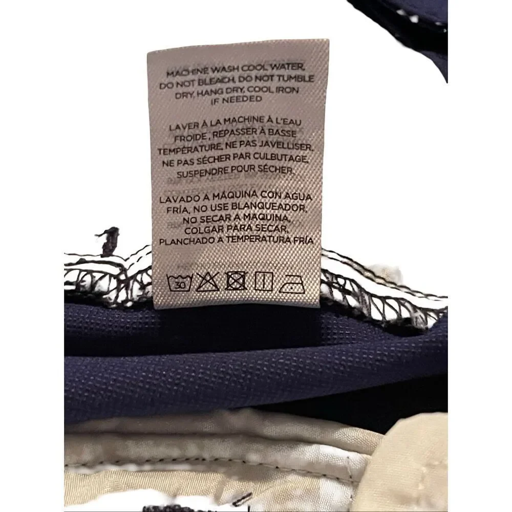 Trunks Land To Water Mens Navy Blue Stretch Classic Swim Board Shorts Size 38